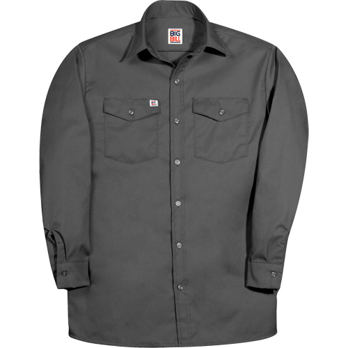 Chemise de travail &agrave; manche longue de premi&egrave;re qualit&eacute;, Hommes, 2T-Grand, Charbon Chandler Sales