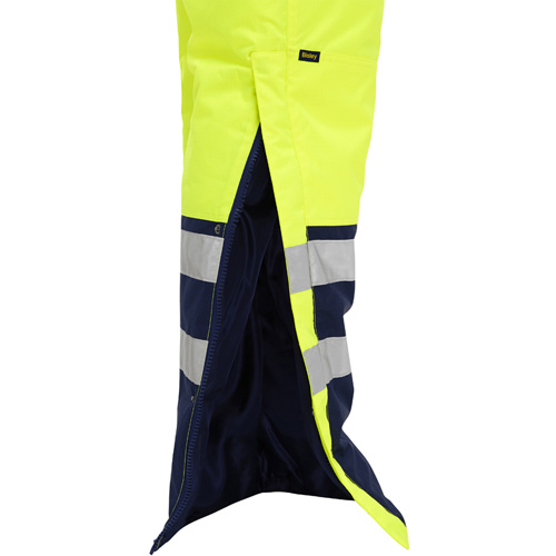 Bisley&reg; Extreme Cold Bib Overall, Polyester, Small, High Visibility Lime-Yellow Chandler Sales
