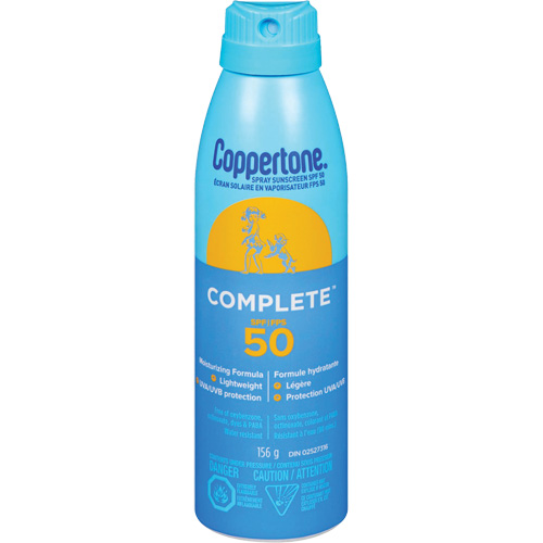 Protection solaire compl&egrave;te Coppertone, FPS 50, Vaporisateur Chandler Sales