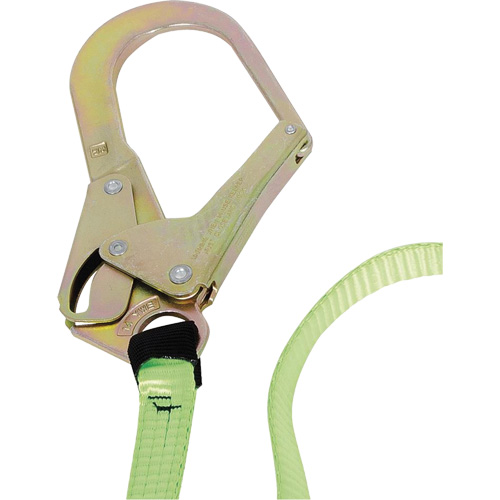 SA-54022-4 Shock Absorbing Lanyard, 4', Form Hook Center, Snap Hook Leg Ends, Polyester Chandler Sales