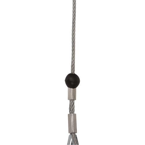 SRL-73302-20LE Cordage de s&eacute;curit&eacute; autor&eacute;tractable, 20', Acier galvanis&eacute;, Pivotant Chandler Sales