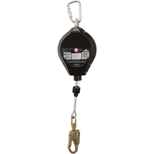 SRL-73302-40LE Self-Retracting Lifeline, 40', Galvanized Steel, Swivel Chandler Sales