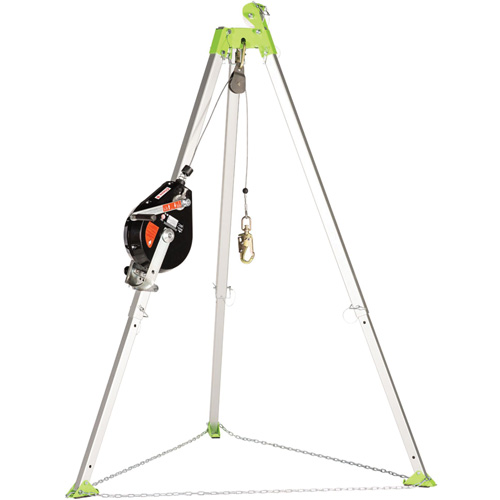 SRL-73303-96 Cable Self-Retracting Lifeline with Recovery, 96', Galvanized Steel, Swivel Chandler Sales
