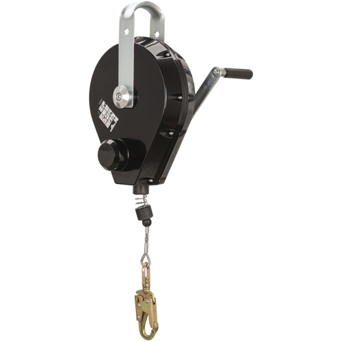 SRL-73303-96 Cable Self-Retracting Lifeline with Recovery, 96', Galvanized Steel, Swivel Chandler Sales