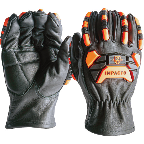 Gants de protection contre la coupe et les chocs, 7, Paume en Cuir de vache Chandler Sales