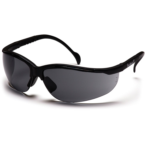Lunettes de s&eacute;curit&eacute; &agrave; demi-monture Venture II, Lentille Gris, Antibu&eacute;e/Anti-&eacute;gratignures/Antistatique, ANSI Z87+/R&eacute;pond ou surpasse la norme CSA Z94.3 Chandler Sales
