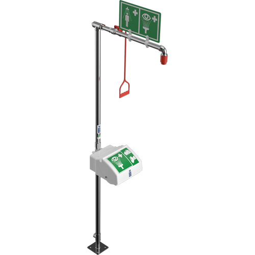 Combination Shower with Closed ABS Bowl & Bottom Inlet, Pedestal Chandler Sales