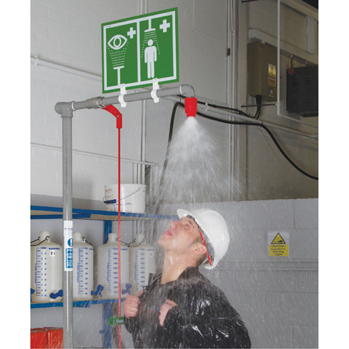 Douche combin&eacute;e avec cuvette ferm&eacute;e en ABS et entr&eacute;e sup&eacute;rieure, Socle Chandler Sales