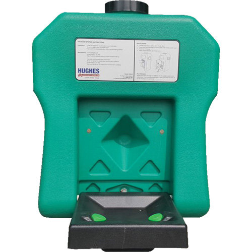 Poste de douche oculaire portable autonome, Aliment&eacute; par gravit&eacute;, Capacit&eacute; 16 gal., Conformit&eacute; ANSI Z358.1 Chandler Sales