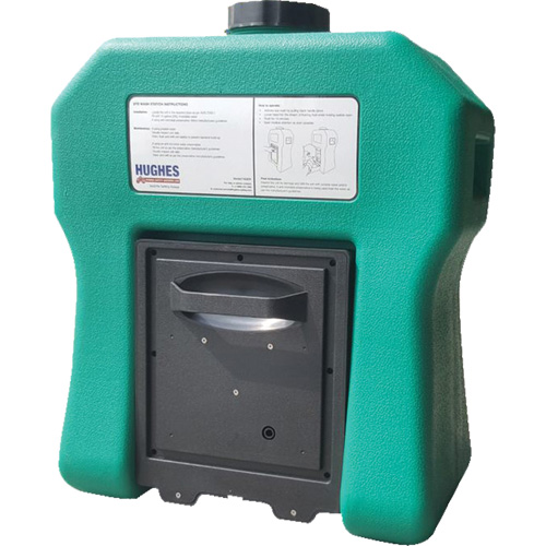 Poste de douche oculaire portable autonome, Aliment&eacute; par gravit&eacute;, Capacit&eacute; 16 gal., Conformit&eacute; ANSI Z358.1 Chandler Sales