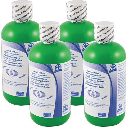 Additive to Preserve Water in Self-Contained Emergency Eye Wash Stations, Canada, 4 Pack, 8 oz. Chandler Sales