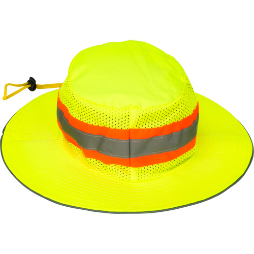 Chapeau de p&ecirc;cheur &agrave; refroidissement par &eacute;vaporation, Lime haute visibilit&eacute; Chandler Sales