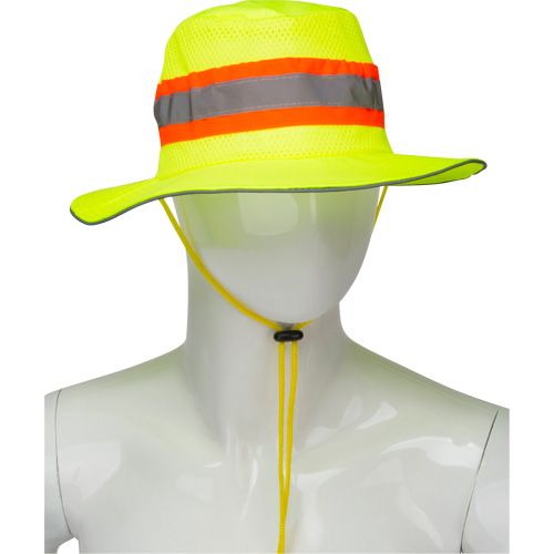 Chapeau de p&ecirc;cheur &agrave; refroidissement par &eacute;vaporation, Lime haute visibilit&eacute; Chandler Sales