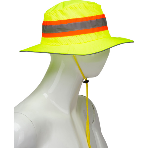 Chapeau de p&ecirc;cheur &agrave; refroidissement par &eacute;vaporation, Lime haute visibilit&eacute; Chandler Sales