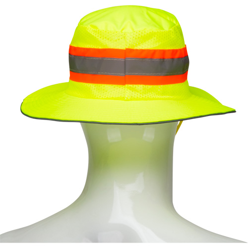 Chapeau de p&ecirc;cheur &agrave; refroidissement par &eacute;vaporation, Lime haute visibilit&eacute; Chandler Sales