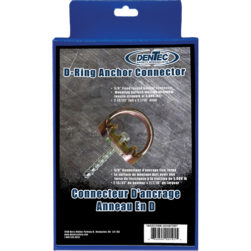Anchor Connector, D-Ring, Temporary Use Chandler Sales