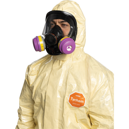 Tychem&reg; 6000 SFR Coverall, Size Small, Khaki Chandler Sales