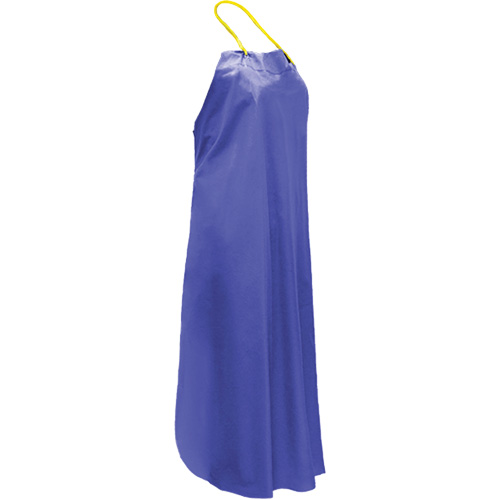 CoverMe Apron, PVC/Vinyl, 45" L x 35" W, Blue Chandler Sales
