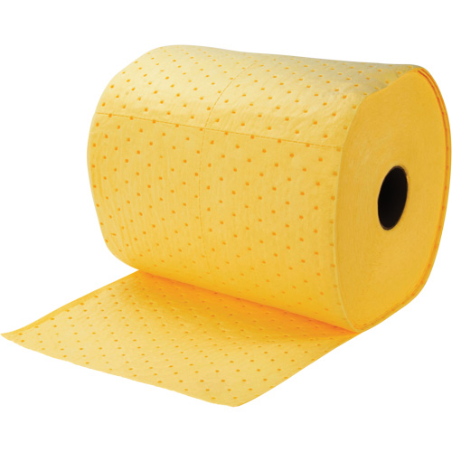 Rouleaux absorbants li&eacute;es, Lourd, 150' lo x 15" la, Absorption 10 gal. Chandler Sales