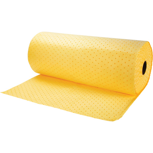 Rouleaux absorbants li&eacute;es, Lourd, 150' lo x 30" la, Absorption 20 gal. Chandler Sales