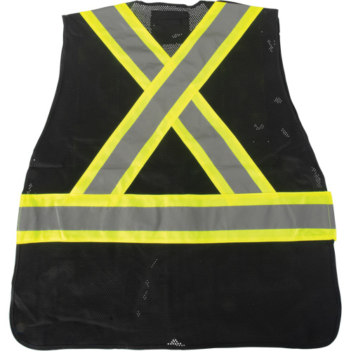 Veste d'arpenteur conforme aux normes de la CSA, Noir, Moyen, Polyester Chandler Sales