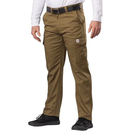 Pantalon cargo Big Flex, Poly-coton/Spandex, Vert olive militaire, Taille 46, Entrejambe 30 Chandler Sales