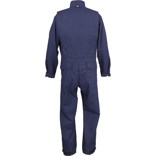 Westex UltraSoft&reg; Welder's Coverall - Regular, Size Small, Navy Blue Chandler Sales