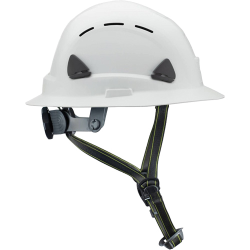 Casque Fibre Metal de style escalade avec bordure compl&egrave;te, R&eacute;pond aux normes CSA type 2, Suspension Rochet, Ventil&eacute; Chandler Sales