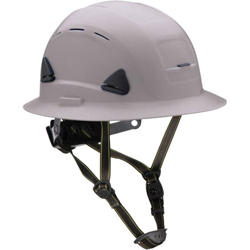 Casque Fibre Metal de style escalade avec bordure compl&egrave;te, R&eacute;pond aux normes CSA type 2, Suspension Rochet, Ventil&eacute; Chandler Sales