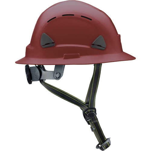 Casque Fibre Metal de style escalade avec bordure compl&egrave;te, R&eacute;pond aux normes CSA type 2, Suspension Rochet, Ventil&eacute; Chandler Sales