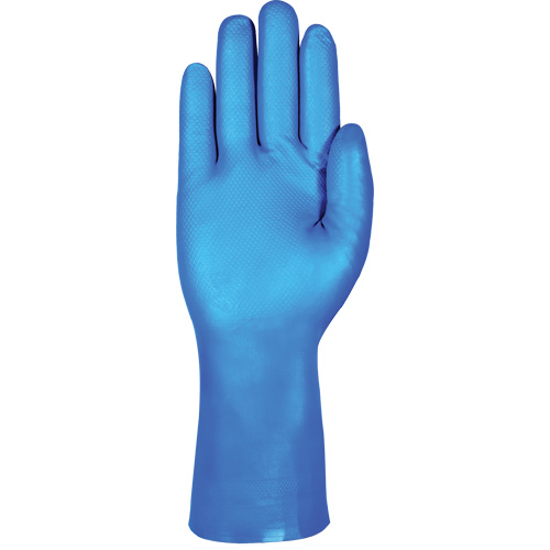 AlphaTec&reg; 37-501 Blue Medium-Duty Chemical-Resistant Gloves, Size 7, 13" L, Nitrile, 16.5-mil Chandler Sales