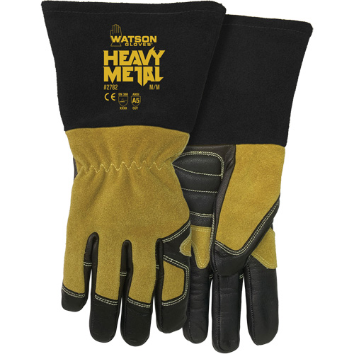 2782 Womans Fired Up MIG/Stick Welding Gloves, Grain Cowhide, Size Small Chandler Sales