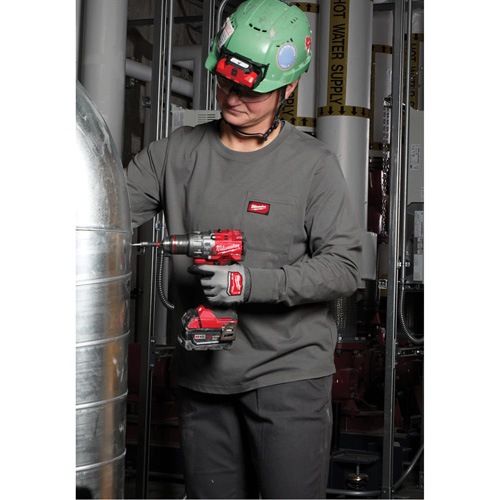 T-shirt &agrave; manches longues avec poches GRIDIRON, Femmes, T-petit, Noir Chandler Sales