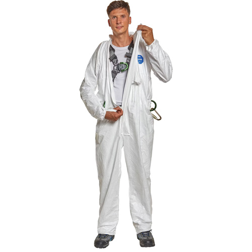 Harness-Compatible Disposable Coverall, 5X-Large, White, Tyvek&reg; 500 Chandler Sales