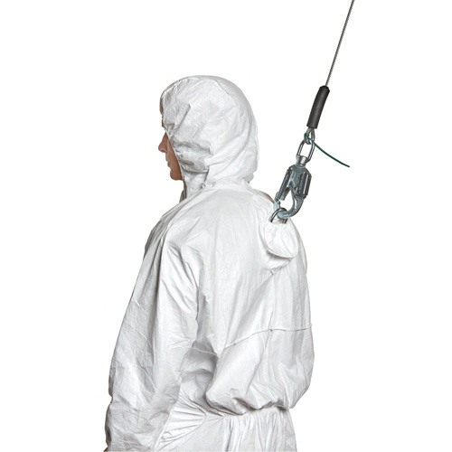 Harness-Compatible Disposable Coverall, 5X-Large, White, Tyvek&reg; 500 Chandler Sales