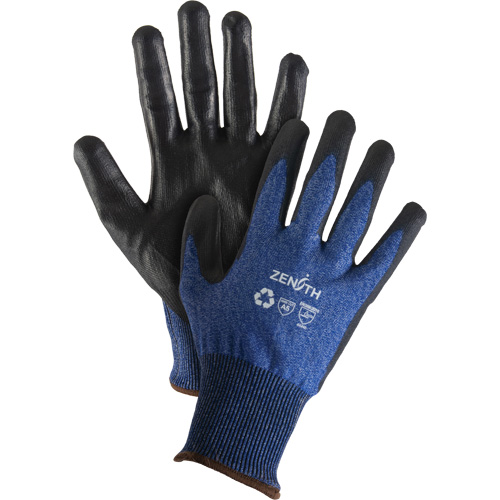 Gants &eacute;lastiques &eacute;cologiques r&eacute;sistants &agrave; la coupe, Taille 8, Calibre 18, Rev&ecirc;tement Polyur&eacute;thane, Enveloppe en Acier inoxydable/PEHP/rPET, ASTM ANSI niveau A5 Chandler Sales