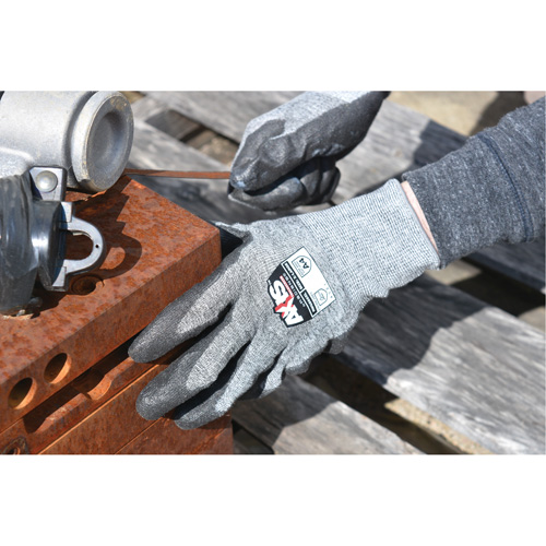 RWG566 AXIS Cut Protection Touchscreen Work Glove, Size X-Large, 18 Gauge, Polyurethane Coated, Stainless Steel/HPPE Shell, ASTM ANSI Level A5/EN 388 Level E Chandler Sales