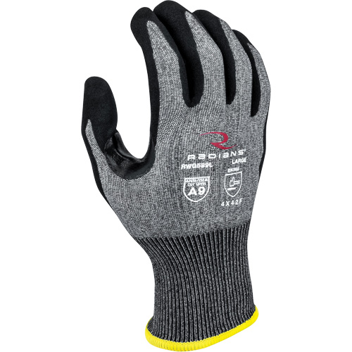 RWG589 Cut Protection Coated Gloves, Size 2X-Large, 18 Gauge, Foam Nitrile Coated, HPPE Shell, ASTM ANSI Level A9/EN 388 Level F Chandler Sales