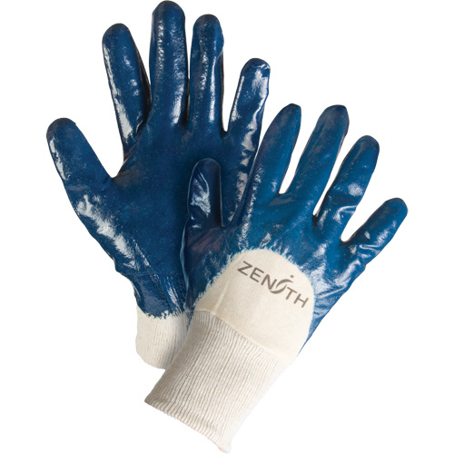 Medium-Weight Interlock Lined Gloves, 10/X-Large, Nitrile Coating, Cotton Shell Chandler Sales