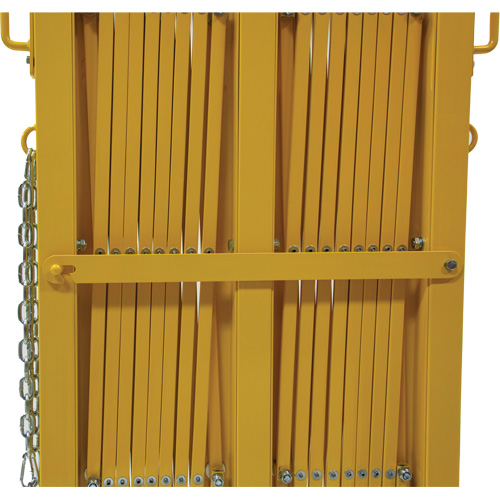 Expandable Barrier, 84" H x 20' L, Yellow Chandler Sales
