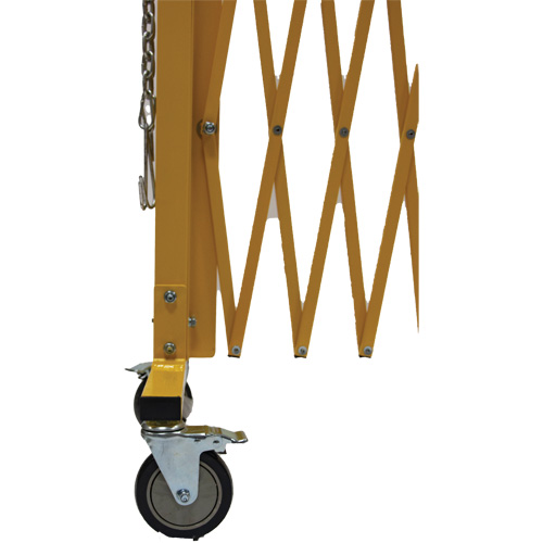 Expandable Barrier, 84" H x 20' L, Yellow Chandler Sales
