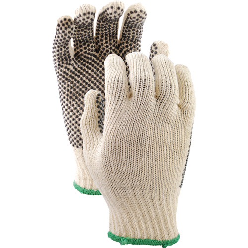 Gants en tricot avec pois de PVC 417, Poly/coton, Un c&ocirc;t&eacute;, Petit Chandler Sales