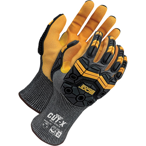 Cut-X&reg; Cut-Resistant Touchscreen Impact Gloves, 11, Foam Nitrile Palm, Elastic Cuff Chandler Sales