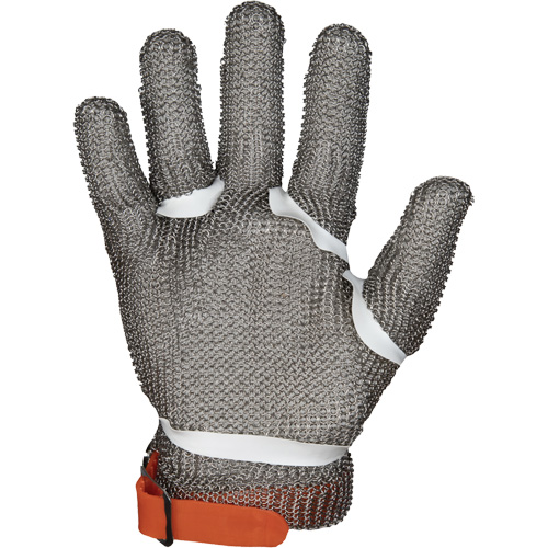 Gants en maille m&eacute;tallique MMG conformes aux normes alimentaires, Taille 2T-petit, Enveloppe en Acier inoxydable, ASTM ANSI niveau A9 Chandler Sales