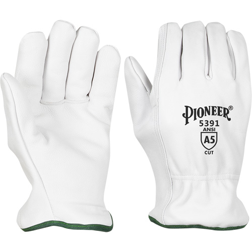 Cut-Resistant Driver's Gloves, Small, Grain Goatskin Palm Chandler Sales