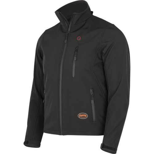 Heated Soft-Shell Jacket, Men's, Small, Black Chandler Sales