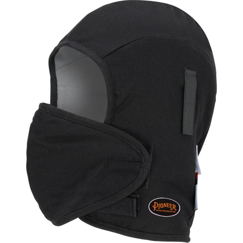Doublure matelass&eacute;e ignifug&eacute;e Pioneer 766A pour casque de s&eacute;curit&eacute; avec embout buccal amovible, Noir/Gris, Coton/FR-Tech/Modacrylique/Nylon Chandler Sales