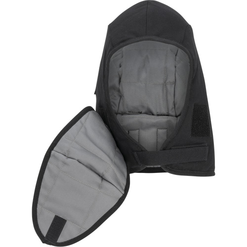Doublure matelass&eacute;e ignifug&eacute;e Pioneer 766A pour casque de s&eacute;curit&eacute; avec embout buccal amovible, Noir/Gris, Coton/FR-Tech/Modacrylique/Nylon Chandler Sales
