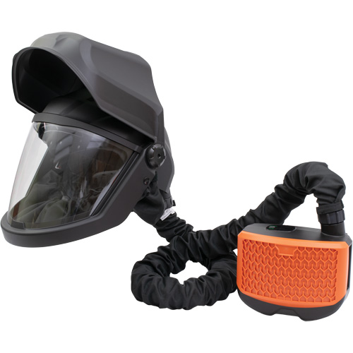 PEAKAIR DEFENDER Visor with Flip-Front & X90VX Blower Kit, Facepiece Respirator/Welding Helmet, Lithium-Ion Battery Chandler Sales