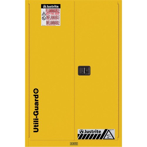 Armoire de s&eacute;curit&eacute; pour produits inflammables Utili-Guard+, 45 gal., 2 Porte(s), 43" La x 65" h x 22" p Chandler Sales